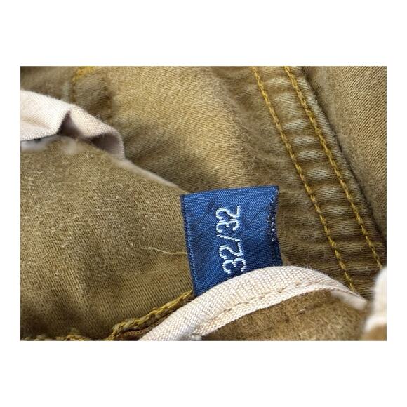 Vintage Polo Ralph Lauren Pants Mens 32x32 Brown Moleskin Cotton Suede Straight - Picture 14 of 14